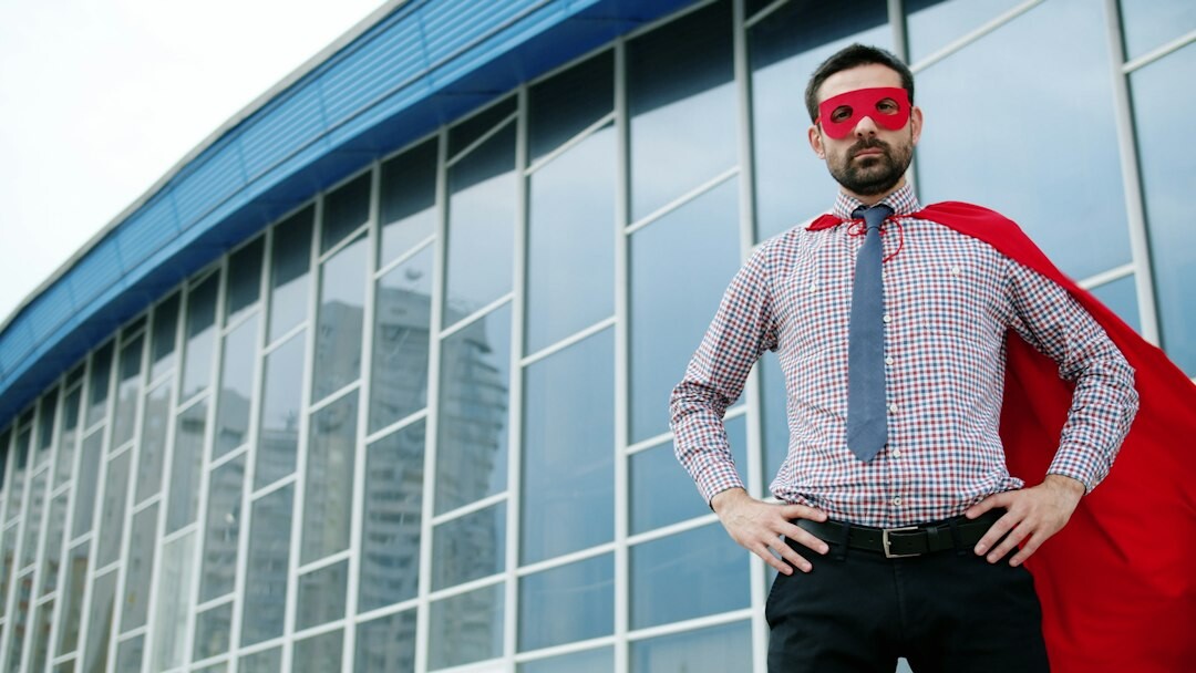 Portrait of a young Belgian male analyst